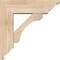 Ekena Millwork Legacy Traditional Smooth Bracket w/ Offset Brace, Douglas Fir, 5 1/2"W x 16"D x 16"H BKT0604X16X16LEC01SDF - alternate 4